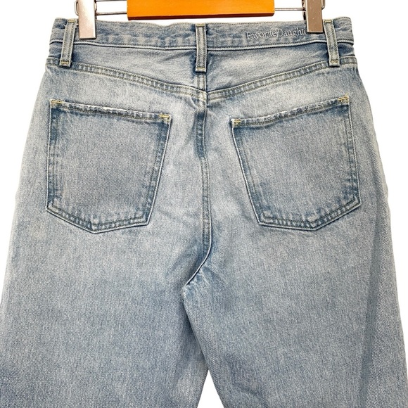 Favorite Daughter The Otto Jeans Womens 28 Blue Light Wash Raw Hem Boyfriend - Picture 4 of 12